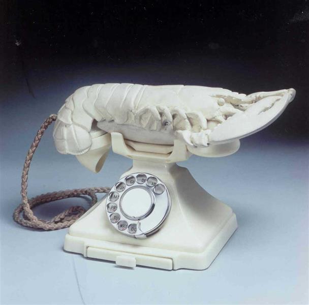 Aphrodisiac Telephone (Lobster Phone), c.1936 - c.1938 - Сальвадор Далі