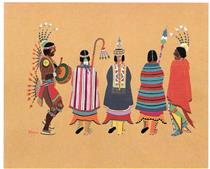Squaw Dance - Stephen Mopope