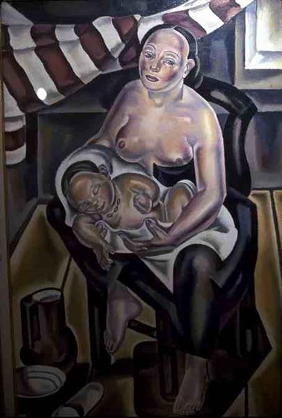 Maternity, 1928 - Maria Blanchard