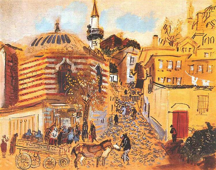 Sali Bazaar, 1938 - Bedri Rahmi Eyüboğlu
