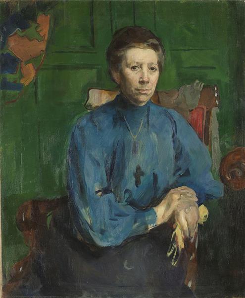 Mrs. Vedastine Aubert, B. Moe, c.1910 - Harriet Backer