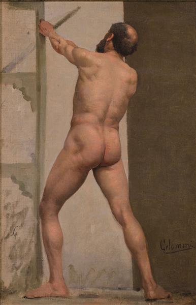 Nudo Virile, 1881 - Pasquale Celommi