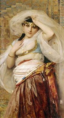 Portrait of Gypsy Woman - Giovanni Costa
