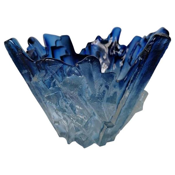 Ice Glass Vase, Humppila, c.1960 - Тапіо Вірккала