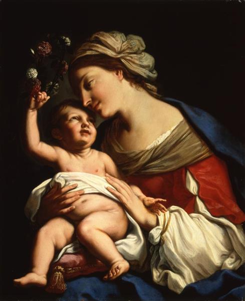 Virgin and Child, 1663 - Элизабетта Сирани