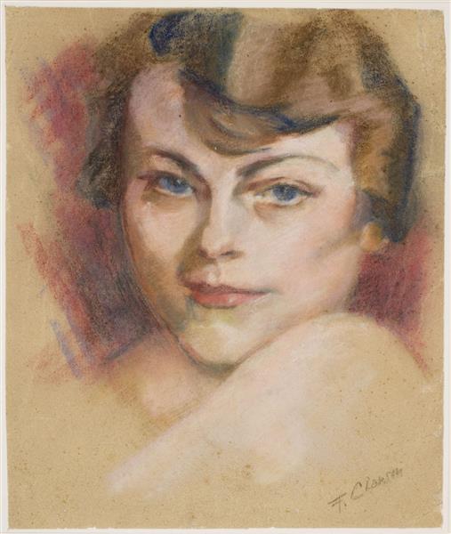 Self-Portrait, 1918 - Franciska Clausen