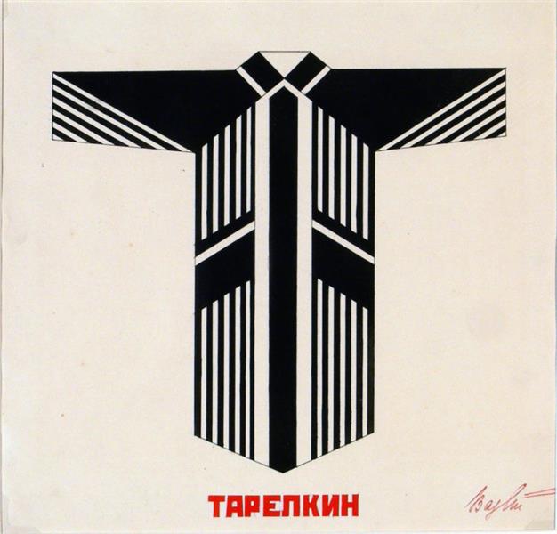 Costume Design, 1922 - Warwara Fjodorowna Stepanowa