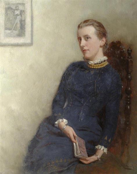 Annie Hicks, 1883 - George Elgar Hicks