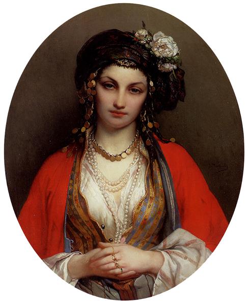 Oriental Beauty, c.1877 - Jean Francois Portaels