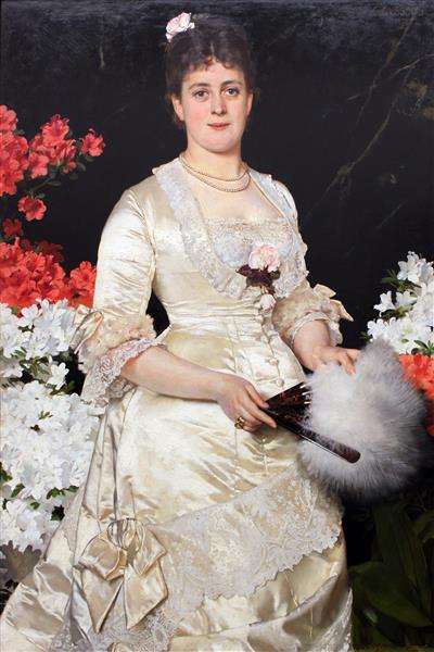 Mrs. Hedwig Woworsky, born Heckmann, 1878 - Karl Gussow