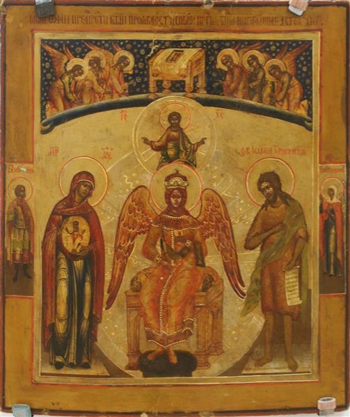 Holy Wisdom, c.1850 - Orthodox Icons - WikiArt.org