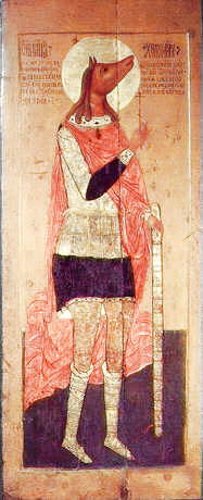 Saint Christopher, c.1650 - Orthodox Icons