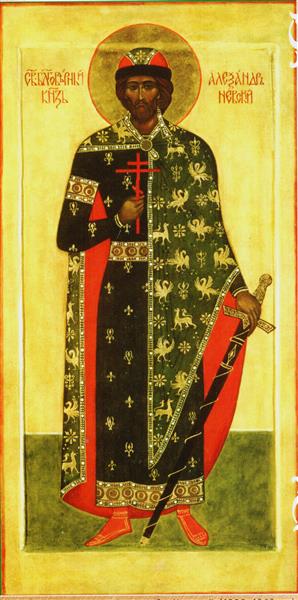 Alexander Nevsky, c.1800 - Orthodox Icons