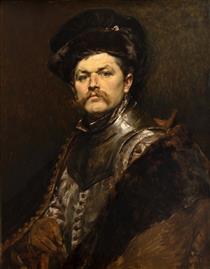 Portrait of a nobleman - Václav Brožík