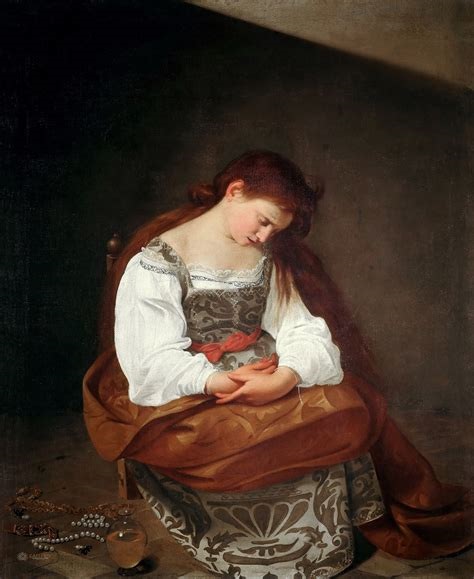 Penitent Magdalene, c.1597 - Caravaggio