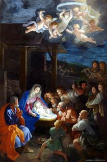 Adoration of the Shepherds - Guido Reni