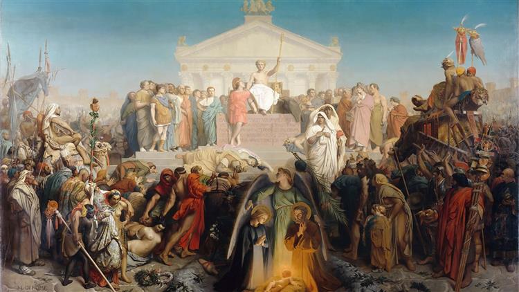 The Age of Augustus the Birth of Christ - Jean-Léon Gérôme