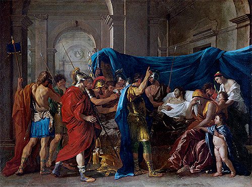 The Death of Germanicus, 1627 - Nicolas Poussin