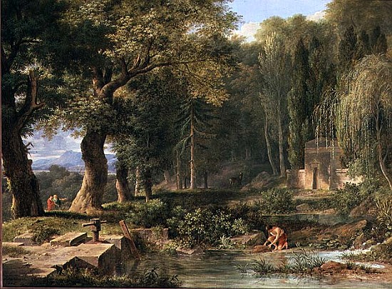 Classical landscape - Пьер-Анри де Валансьен