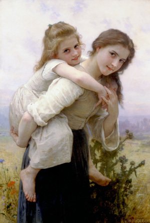 Not too Much to Carry, 1895 - William Adolphe Bouguereau