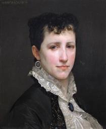 Portrait of Miss Elizabeth Gardner - William Bouguereau