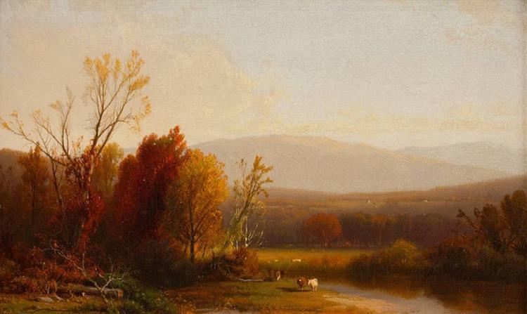 Autumn Landscape, 1866 - Уильям Харт
