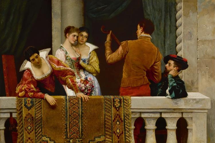 Fest day in Venice, 1879 - Eugen de Blaas