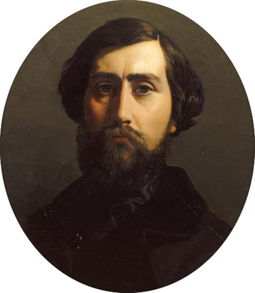 Portrait of the count of Nieuwerkerke, 1846 - Henri Lehmann
