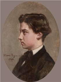 Portrait of the artist's brother - Henri Regnault