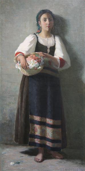 Italian Flower Girl, 1890 - James Taylor Harwood