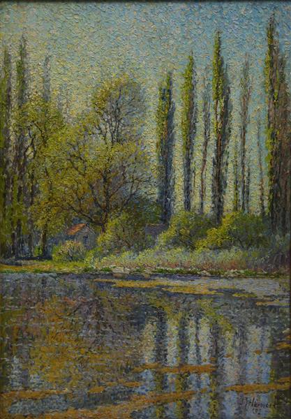 Poplars in Spring, 1932 - James Taylor Harwood