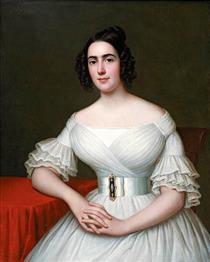 Portrait of Mme Augustine Massicot Tanneret - Jacques Amans