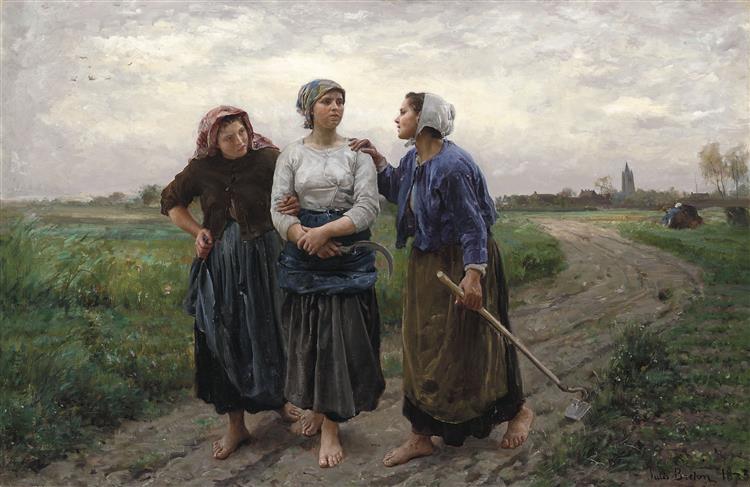The friends, 1873 - Jules Breton
