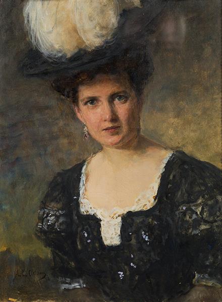 Portrait of Countess Gisela Kinsky von Wchinitz und Tettau, née Zwonek, 1906 - John Quincy Adams