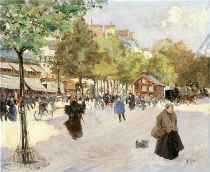 Boulevard de Clichy, c.1895 - Луи Абель-Трюше