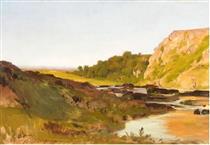 River Landscape - Gaston Vuillier