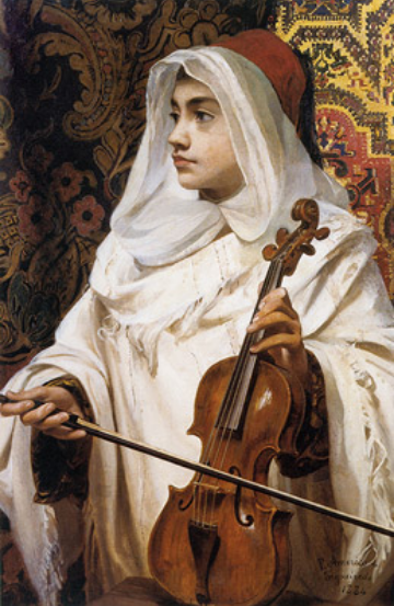 Arab Fiddler, 1884 - Педру Америку