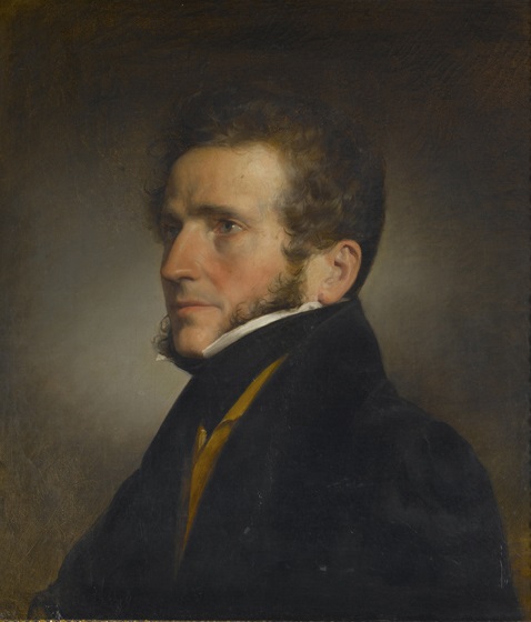 Portrait of the painter Giuseppe Canella, 1838 - Friedrich von Amerling