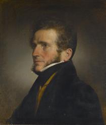 Portrait of the painter Giuseppe Canella - Friedrich von Amerling