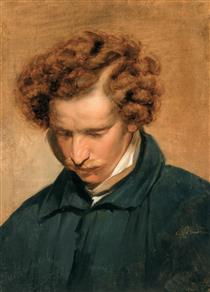 Portrait of Eduard Julius Friedrich Bendemann - Фридрих фон Амерлинг