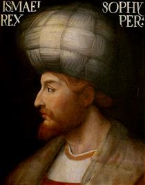 Portrait of  Shah Ismail I - Cristofano dell'Altissimo