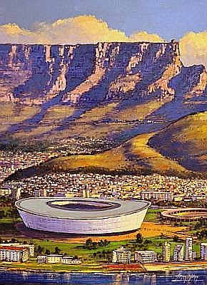 Table Mountain and World Cup Final Football Stadium - James Yates
