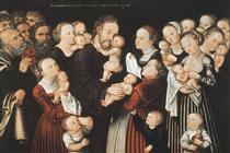Christ blessing the Children - Lucas Cranach, o Velho