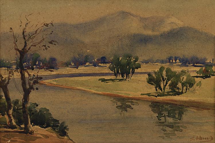Dumka Landscape 6, 1940 - 1942 - Safiuddin Ahmed