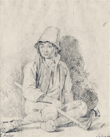Peasant boy from Olevano - Ernst Meyer
