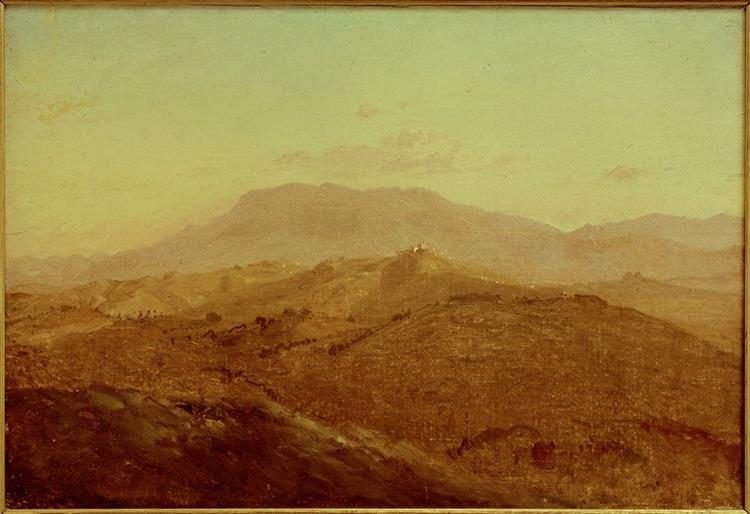 View from Olevano to Paliano, 1830 - Ernst Meyer