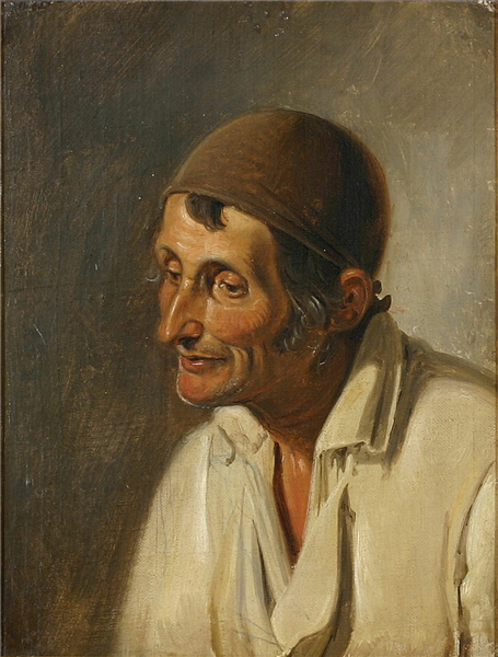 Portrait of a fisherman - Ernst Meyer