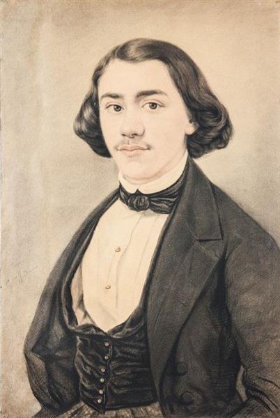 Portrait of a gentleman, c.1845 - c.1850 - Gerolamo Induno