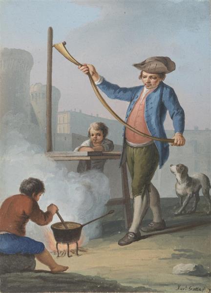 Neapolitan sweets seller, 1799 - Saverio della Gatta