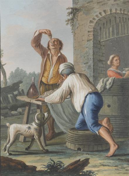 Macaroni seller, 1799 - Saverio della Gatta